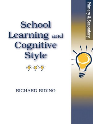 cover image of School Learning and Cognitive Styles
